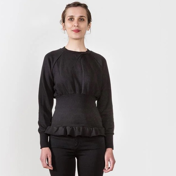 NSF Sweaters - NSF Indira Rib Waist Crew Sweater Sweatshirt size small Black Friday sale 🛍️